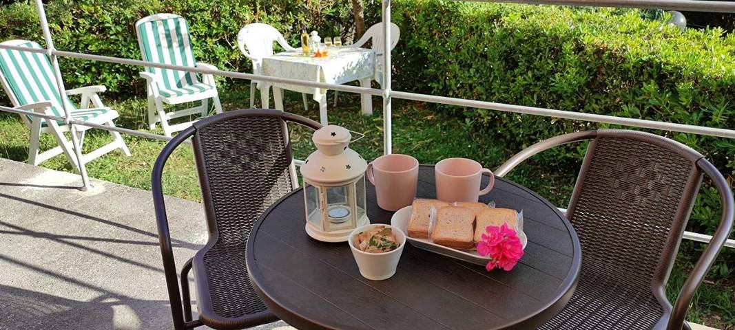 Maison d’hôte pour 2 personnes, avec Balcon et Terrasse ainsi que Jardin et Vue dans San Giorgio