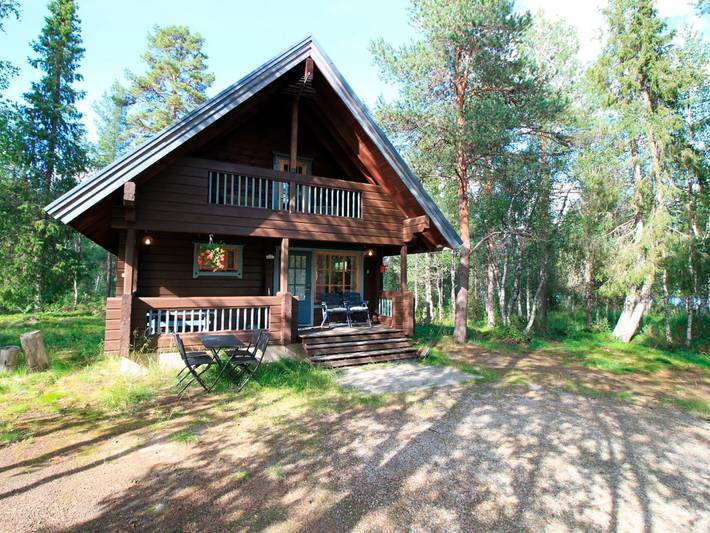 Ferienhaus für 4 Personen, mit Balkon und Sauna in Lappland