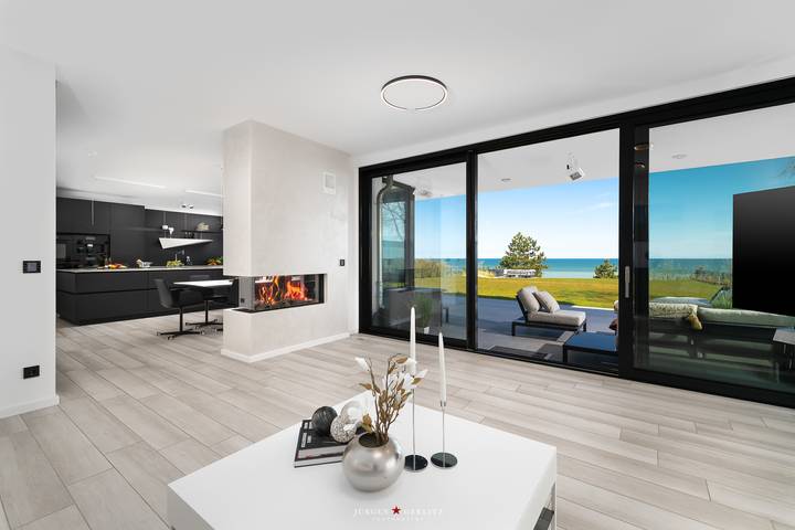 Ferienhaus für 8 Personen, mit Balkon und Terrasse sowie Garten und Sauna in Dahme