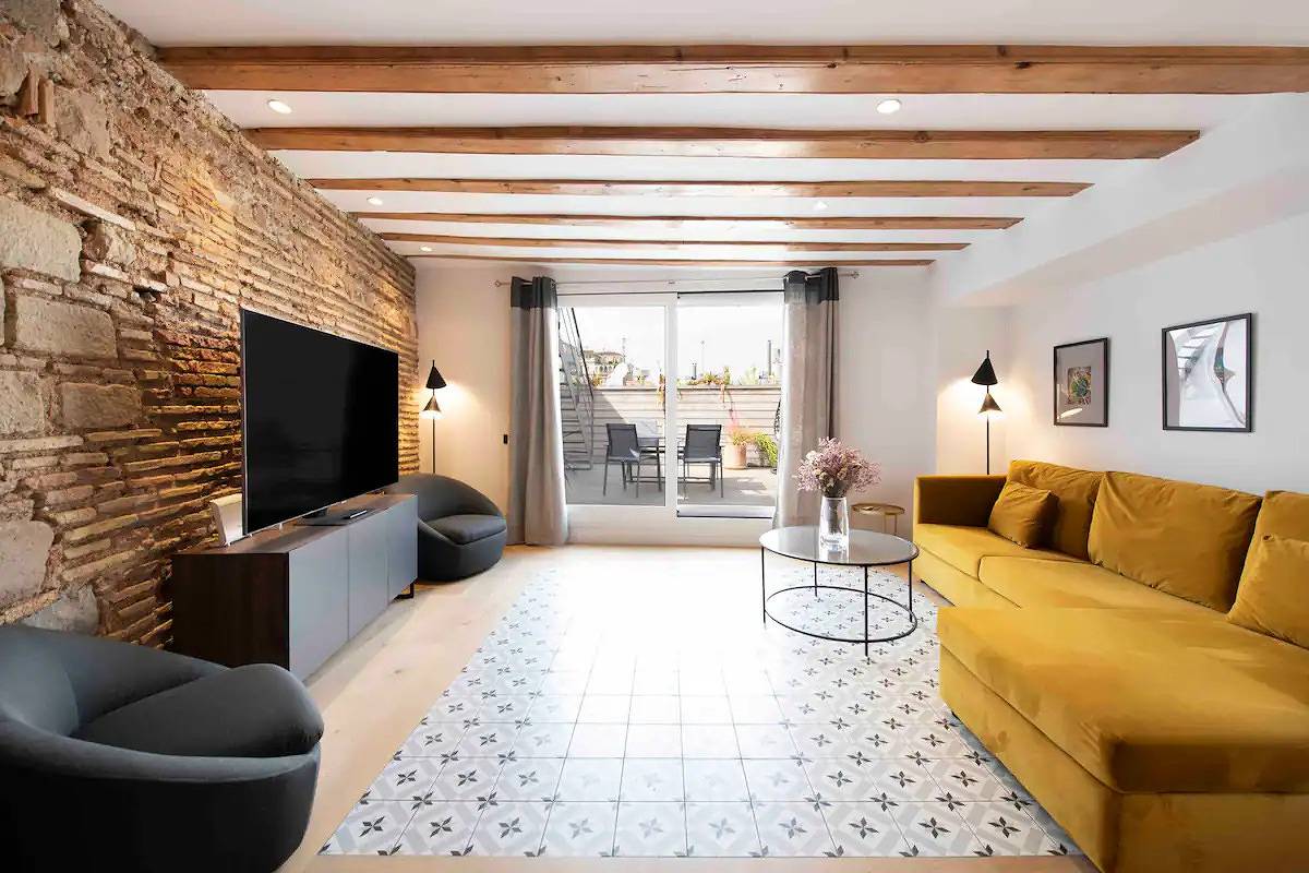 Apartamento inteiro, Utopia - dream penthouse in El Born 2 terraces in Centro Barcelona, Barcelona