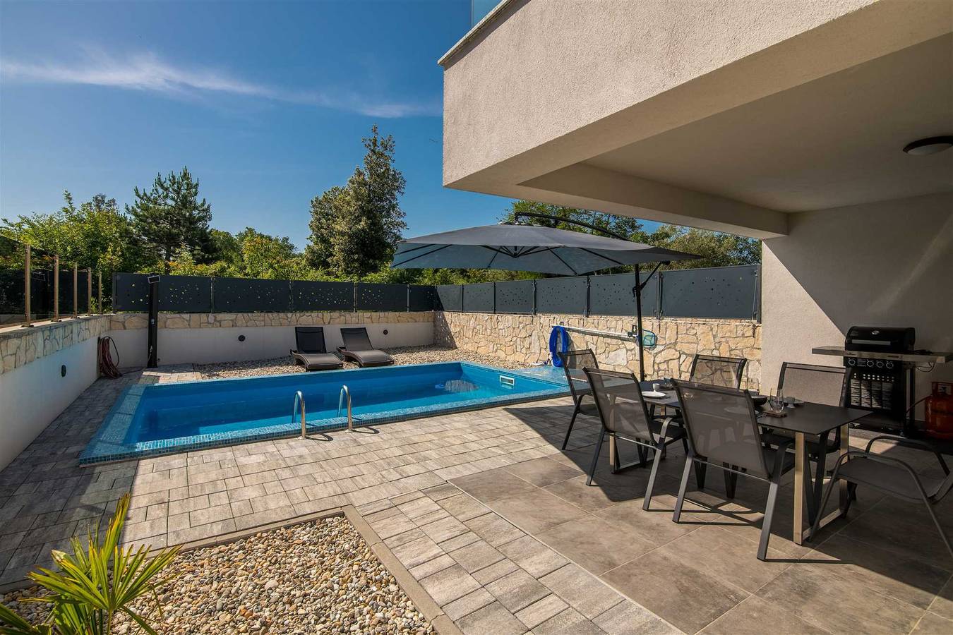 Villa Nya mit privatem Pool in Milcetici, Krk