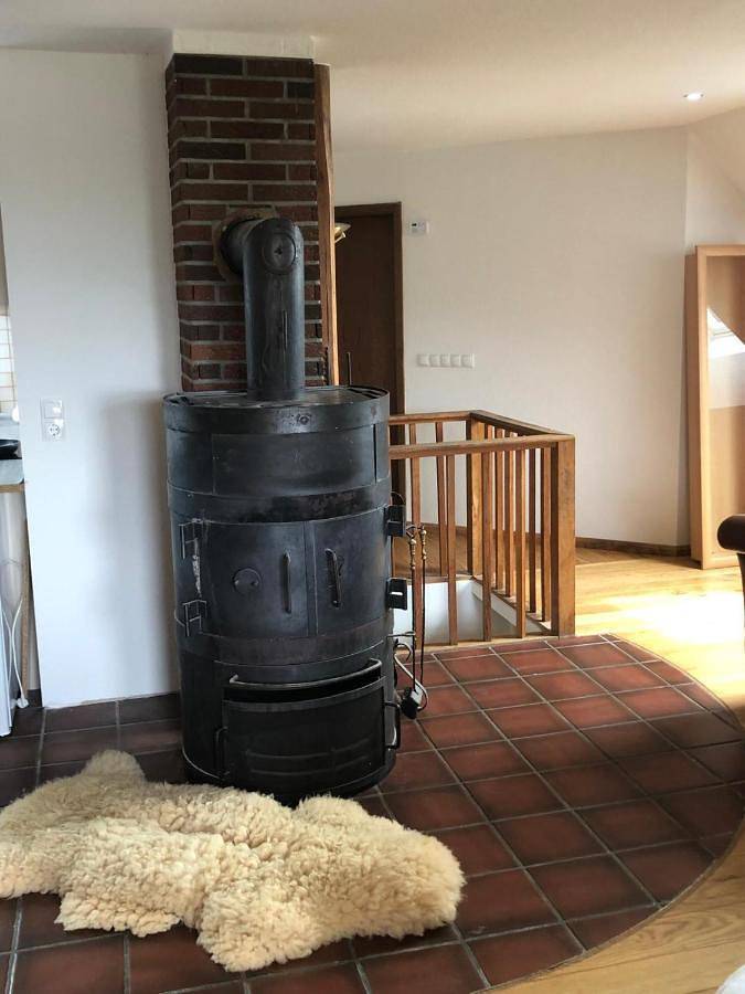 Ferienwohnung für 6 Personen, mit Terrasse und Garten sowie Sauna und Ausblick