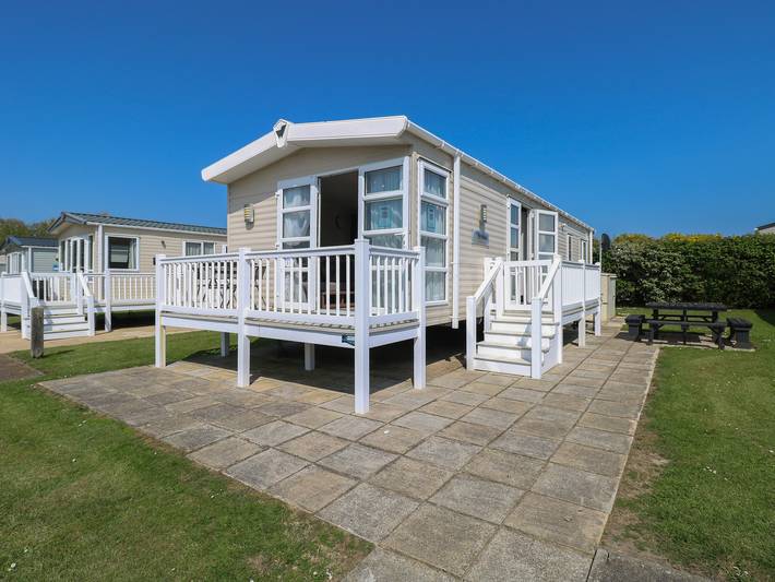 Bungalow para 8 personas, con piscina y jardín en Norfolk