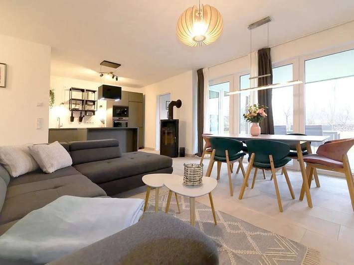 Ganze Ferienwohnung, Apartmenthaus Scharmützelsee Inklusive Nebenkosten - Apartment 0/4 mit Sauna, Kamin, Terrasse inkl. Nk in Storkower See, Wendisch Rietz