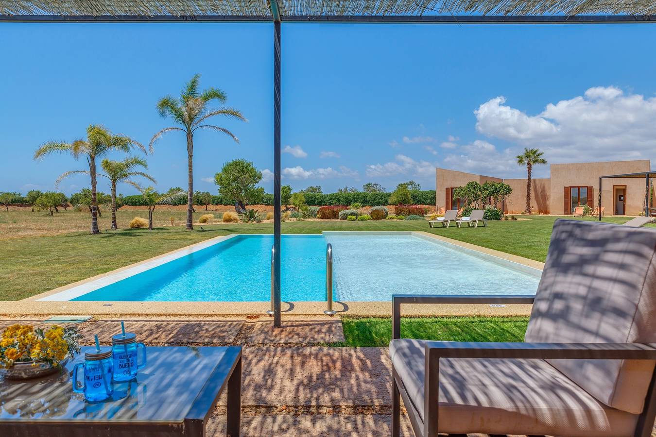 Maison de vacances 'Finca Thalassa' avec vue sur les montagnes, Wi-Fi et climatisation in Campos, Majorque du Sud