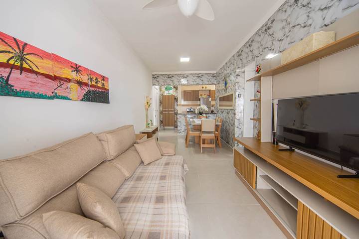 Casas e apartamentos de temporada para 6 pessoas, com balcão em Praia Grande