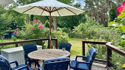 Ferienhaus für 6 Personen, mit Garten und Ausblick in Thiessow