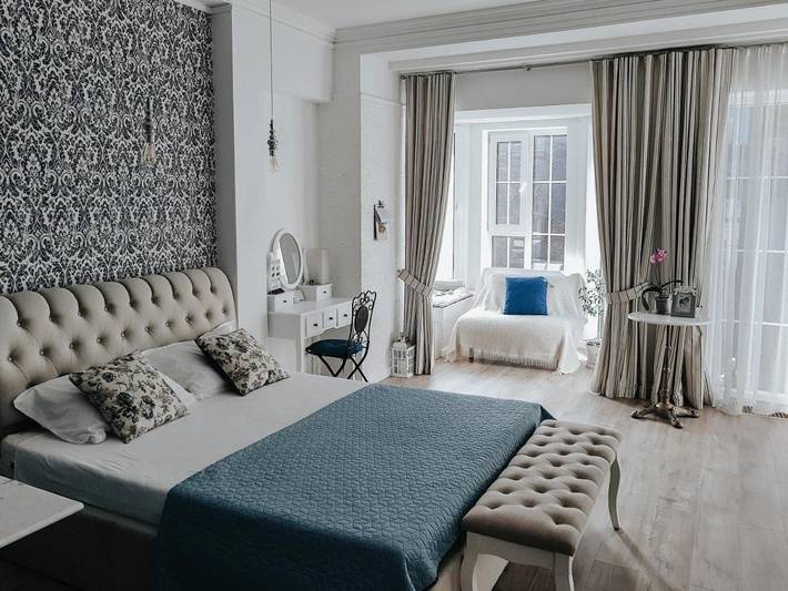 Chambre d’hôte pour 3 personnes, avec balcon et vue à Odessa