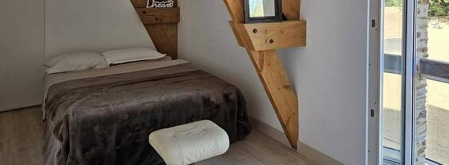 Cottage pour 2 personnes, avec vue ainsi que terrasse et jardin à Châteaubriant