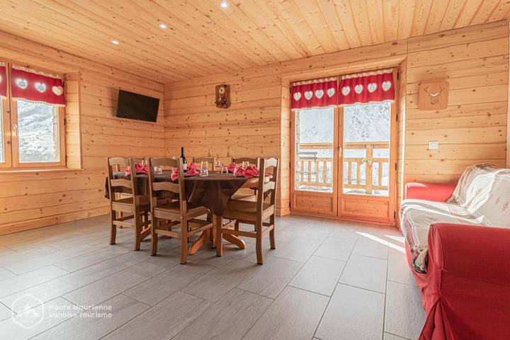 Maison d’hôte pour 4 personnes, avec balcon ainsi que vue et sauna dans Parc National de la Vanoise - 4