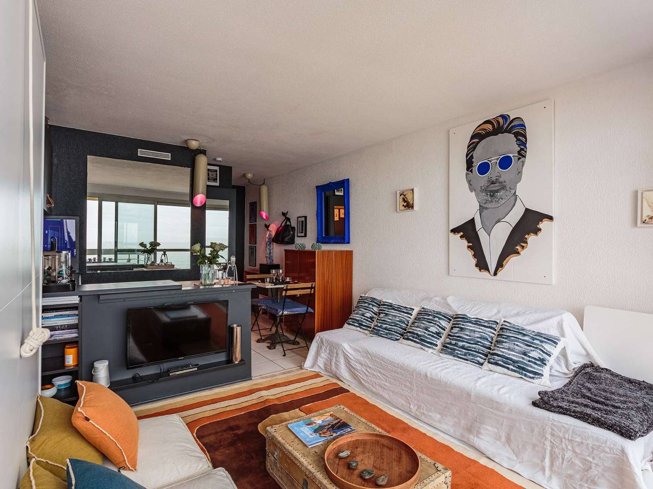 Studio entier, Studio en front de mer avec piscine et Wi-Fi à Biarritz in Biarritz, Région de Bayonne