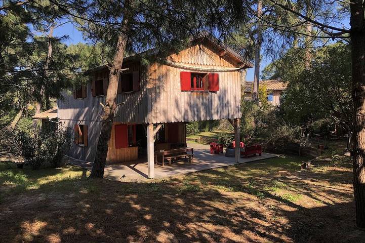 Location de vacances pour 10 personnes, avec Terrasse et Jardin dans Plage Des Americains Cap Ferret