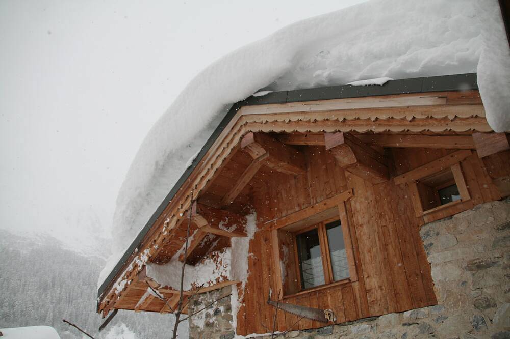 Savoyard Chalet located in a village in Pralognan-la-Vanoise, Vanoise National Park