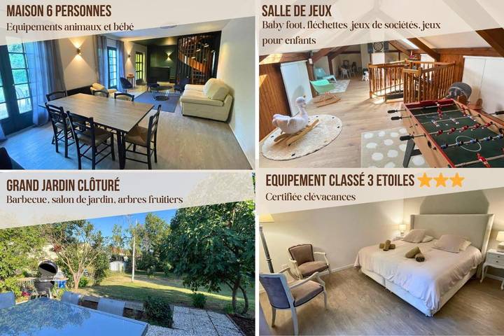 Location de vacances pour 6 personnes, avec terrasse, animaux acceptés à Issenheim