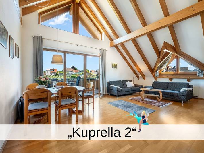 Ferienwohnung für 4 Personen, mit Garten und Ausblick in Nonnenhorn