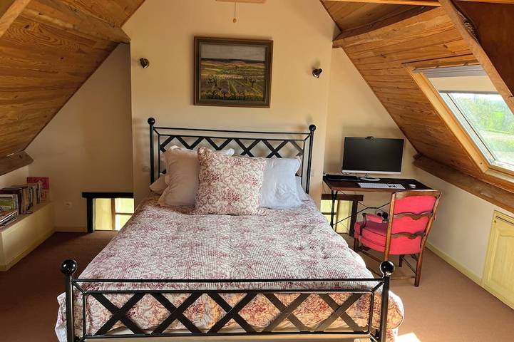 Ein traditionelles Ferienhaus in der Normandie in Saint-Denis-le-Gast, Coutances und Umgebung