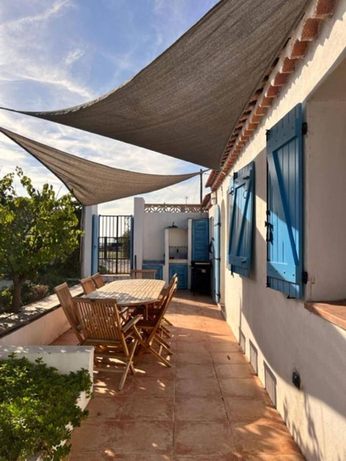 Villa pieds dans la mer de la Cote bleue in Martigues, Mittelmeerküste (Frankreich)