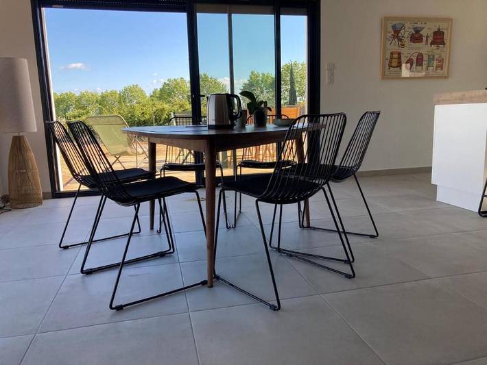 Location de vacances pour 6 personnes, avec piscine ainsi que jardin et terrasse à Sainte-Valière - 4
