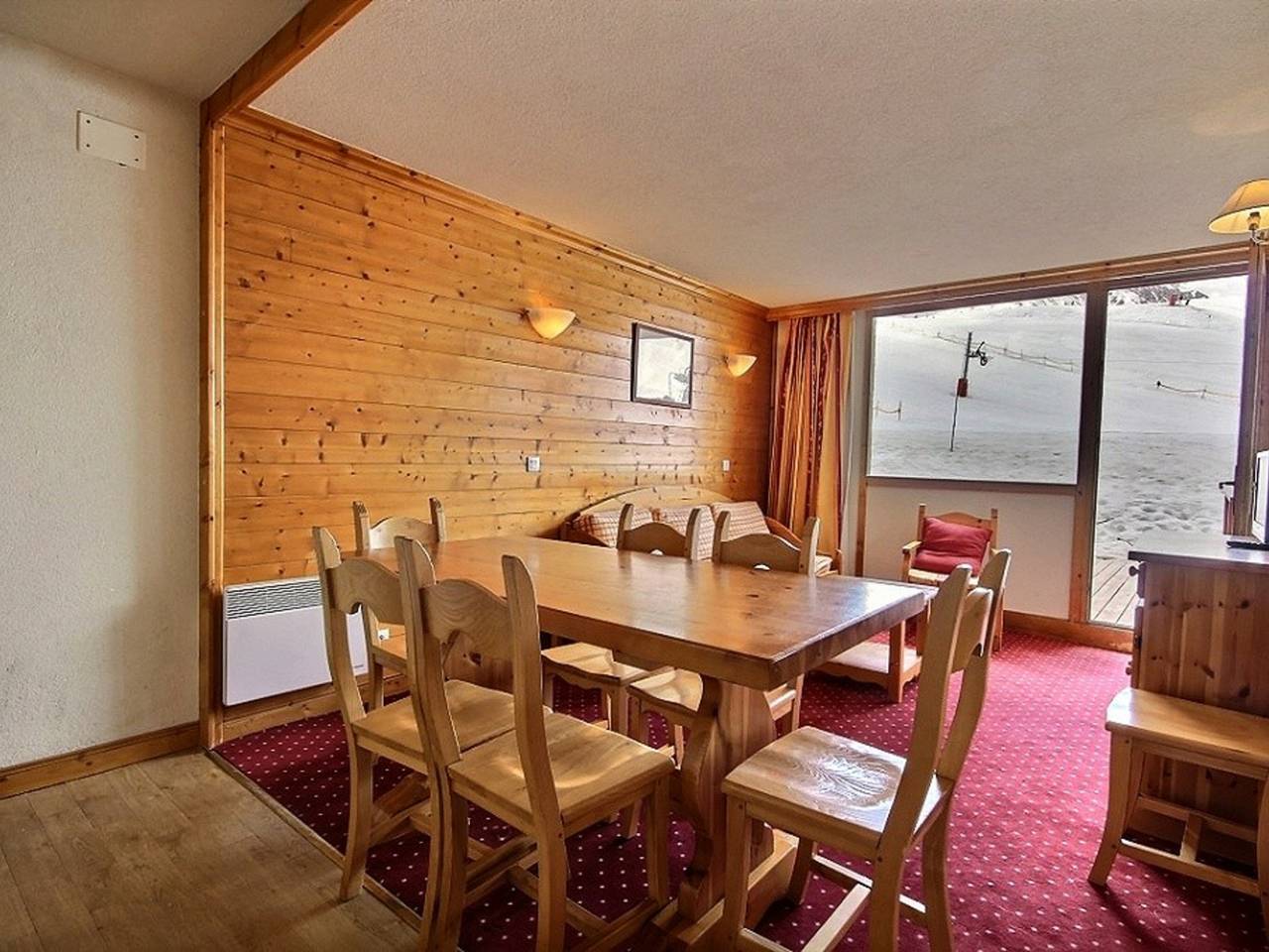 Ganze Wohnung, Triplex für 7 mit großer Terrasse an den Pisten in Plagne Villages, La Plagne-Tarentaise