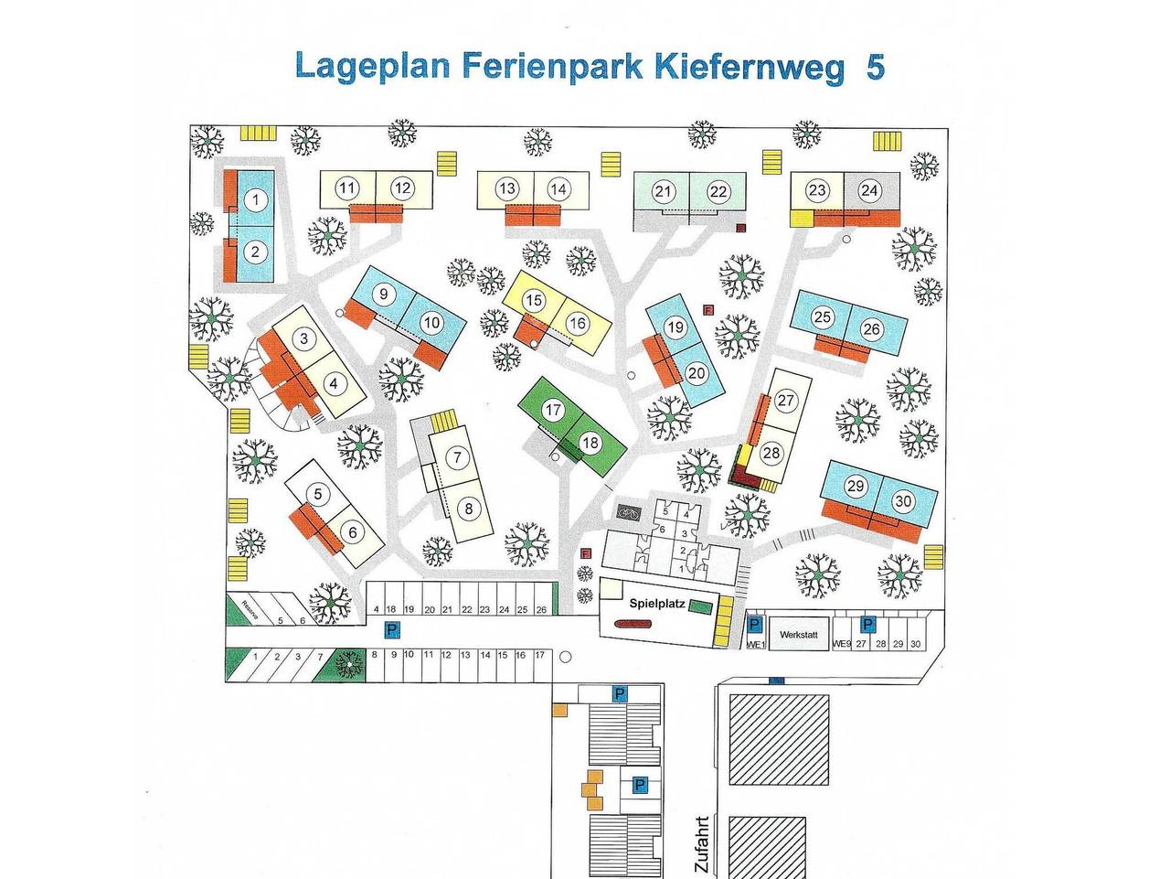 Zinnowitz Kiefernweg 5c Ferienbungalow 13 in Zinnowitz, Usedomer Norden