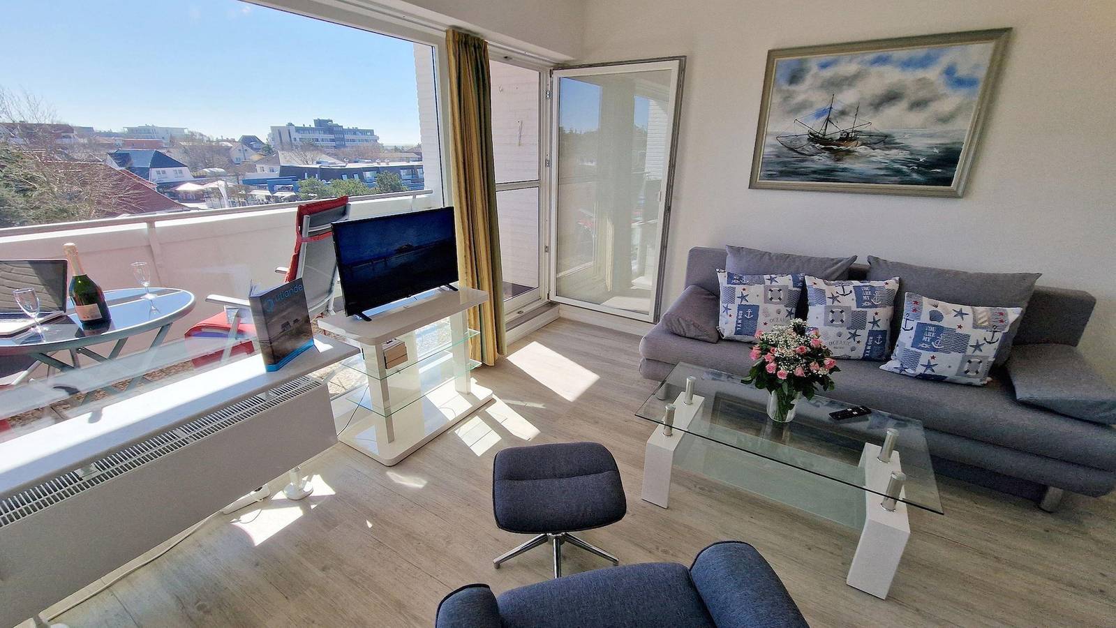 Ganzes Studio, Haus Luv und Lee Whg.32 "Nordseeblick" in St. Peter-Bad, St. Peter-Ording