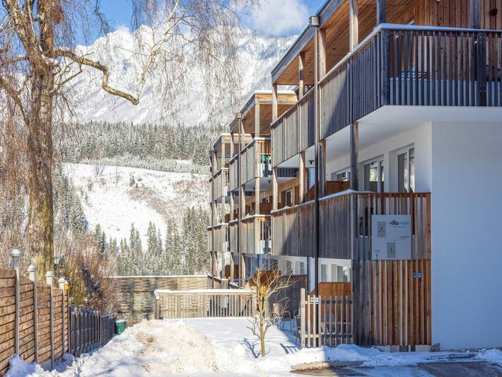 Ferienwohnung für 6 Personen, mit Balkon und Sauna in Haus