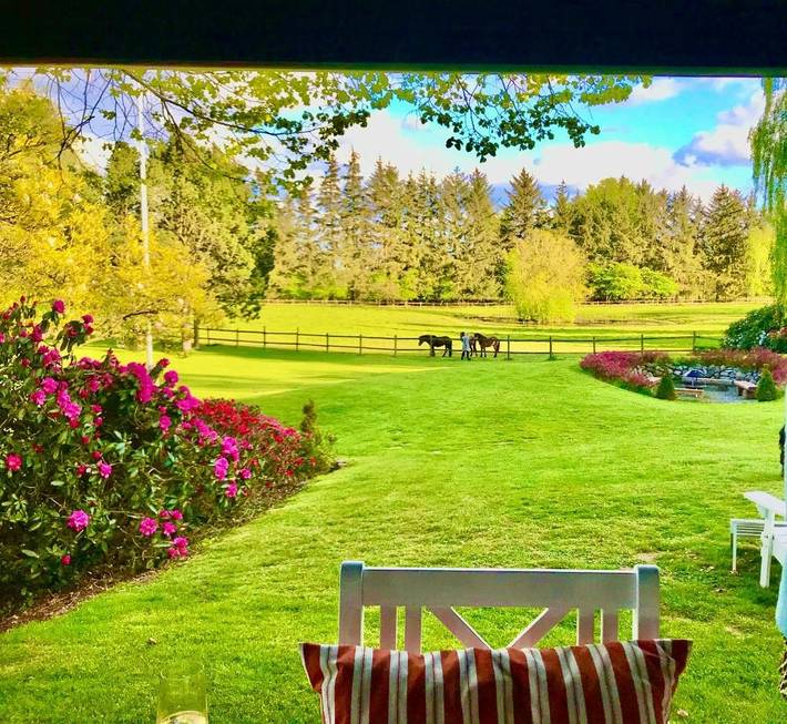 Bed and Breakfast für 2 Personen, mit Terrasse und Garten sowie Sauna und Seeblick