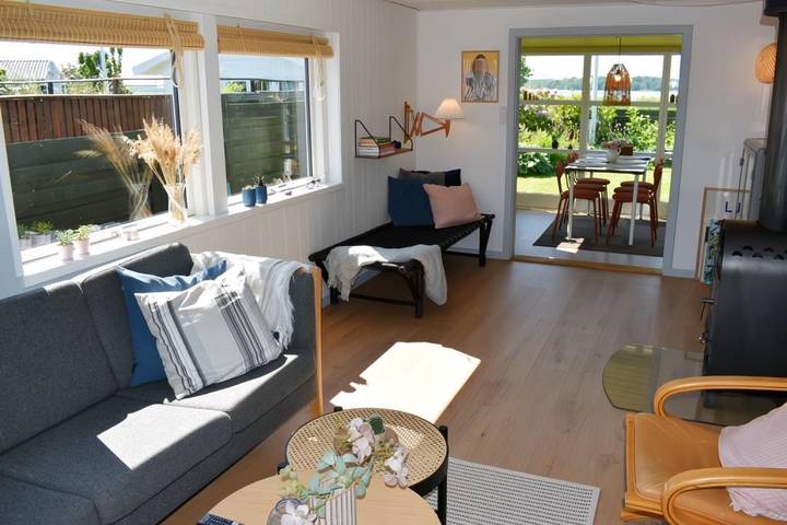 Renoviertes Ferienhaus mit Fjordblick im idyllischen Gebiet nahe Kerteminde in Munkebo, Kerteminde und Umgebung