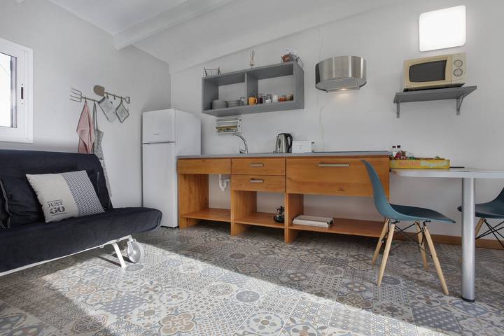 Villa „Bioenergika Luna“ mit Glasfaser-Wlan, Terrasse, Bergblick und Garten in Lajares, La Oliva