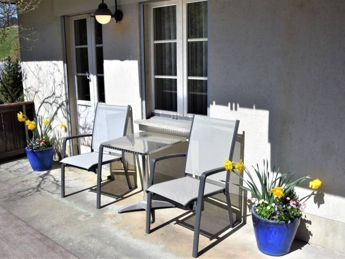 Ferienwohnung für 2 Personen, mit Balkon und Ausblick