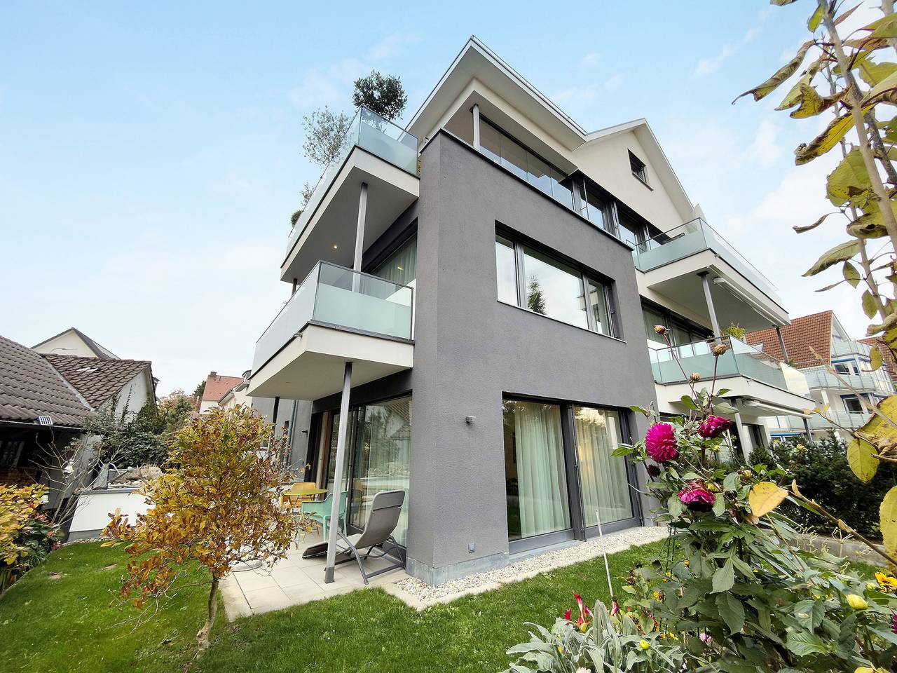 Ganze Wohnung, Ferienwohnung 'Ins Gelbe, 50qm' mit Balkon und Wi-Fi in Langenargen, Region Bodensee-Oberschwaben