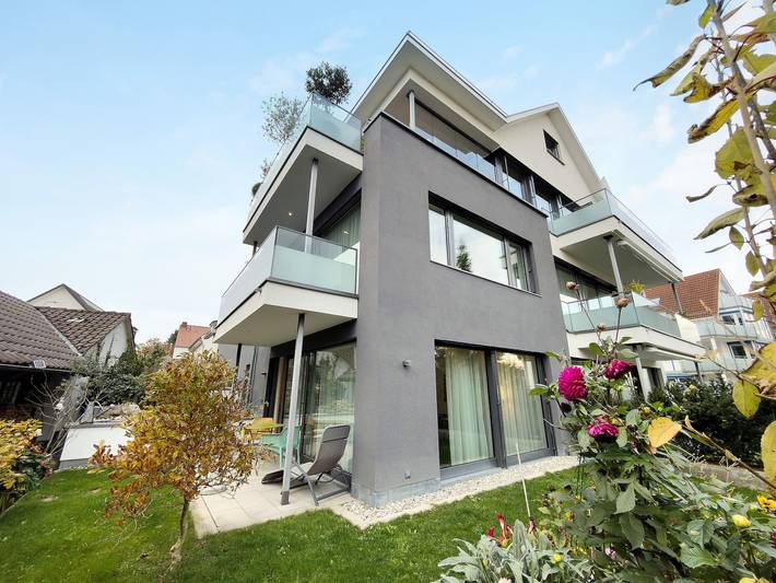 Ganze Wohnung, Ferienwohnung 'Ins Gelbe, 50qm' mit Balkon und Wi-Fi in Langenargen, Region Bodensee-Oberschwaben
