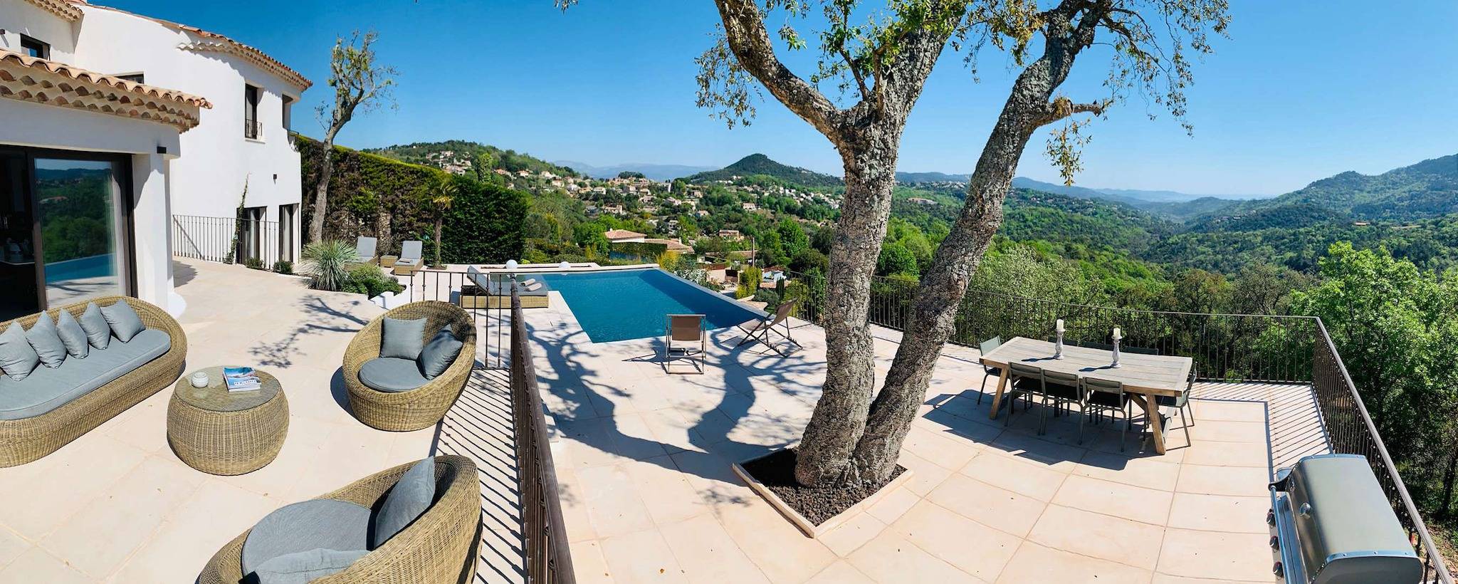 Appartement de vacances entier, Villa design belle vue mer in Les Adrets-de-l'Estérel, Massif de l'Esterel