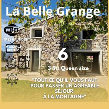 Cottage pour 6 personnes, avec jardin et vue à Arnave