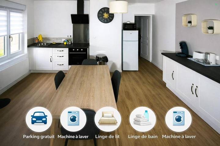 Gîte pour 4 personnes à Grand-Fort-Philippe