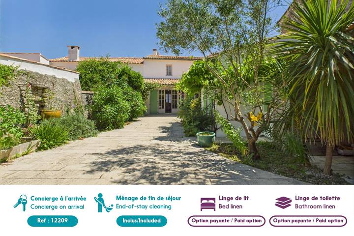 400 m de la plage, jardin, maison pour 8 in Saint-Clément-des-Baleines, Región de La Rochelle