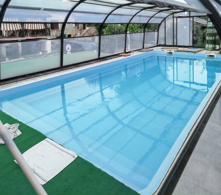 Maison de vacances pour 4 personnes, avec piscine et terrasse