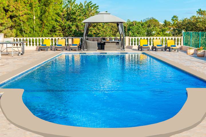 Ferienhaus mit Meerblick für 14 Personen, mit Balkon und Garten an der Algarve - 2