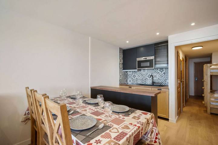 Ganze Wohnung, Ferienwohnung für 8 Personen mit Garten in Val Thorens, Vanoise-Massiv