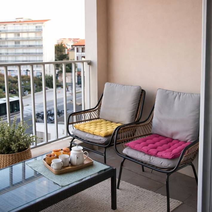 Gîte pour 4 personnes, avec balcon dans Grande Plage (Biarritz) - 2