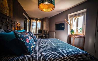Chambre d’hôte pour 3 personnes, avec jardin et vue à Carresse-Cassaber