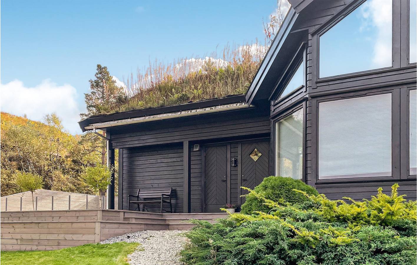 Maison de vacances pour 8 personnes avec jardin in Vindafjord