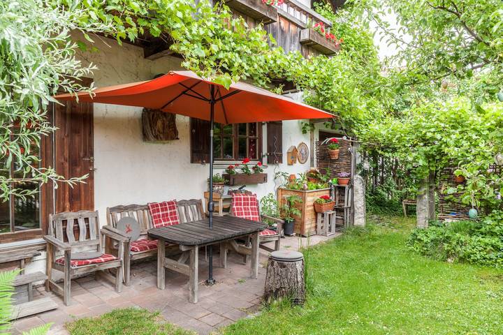 Ferienwohnung für 3 Personen, mit Garten