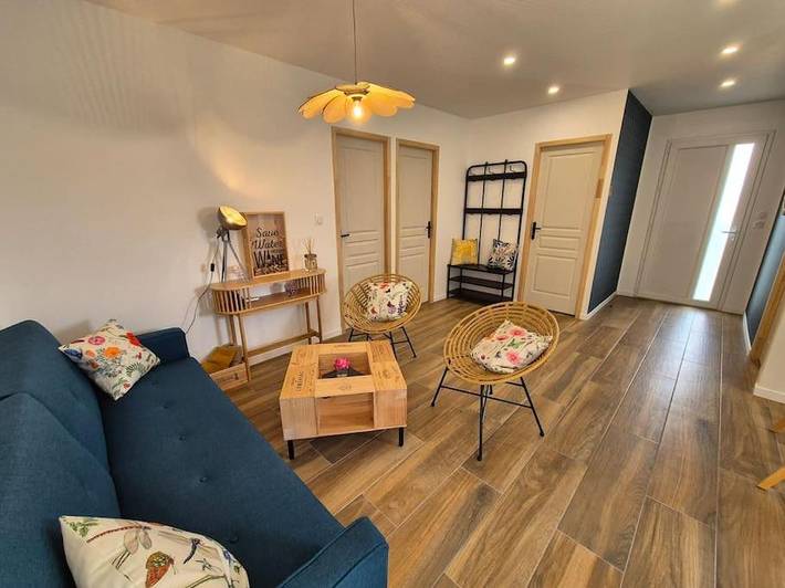 Maison de vacances pour 6 personnes, avec terrasse et piscine