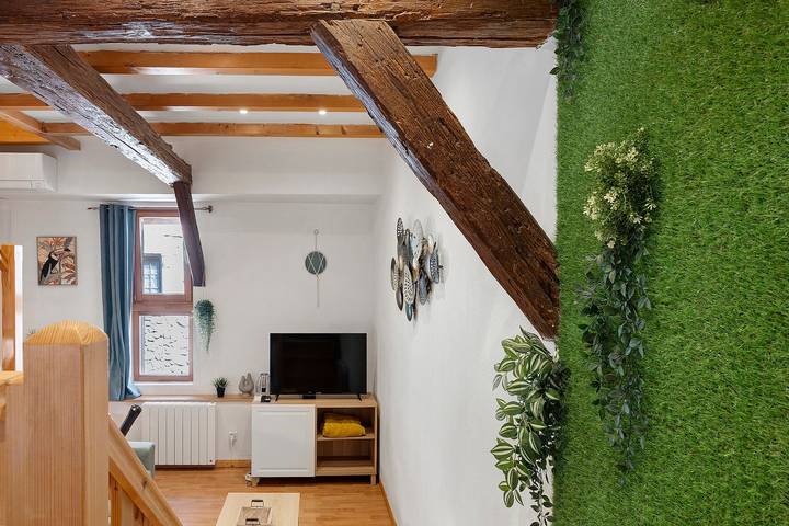 Apartamento entero, Apartamento «L'atypique d'Eguisheim» con Wi-Fi y aire acondicionado in Eguisheim, Parque natural regional de los Ballons des Vosges