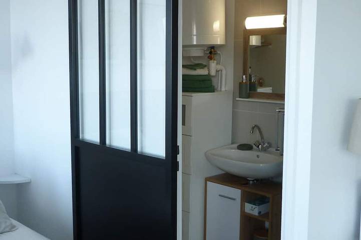 Apartamento entero, Studio with a panoramic view of the ocean in Villers-sur-Mer, Region de Lisieux