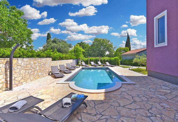 Villa für 12 Personen, mit Pool und Garten sowie Balkon in Tar-Vabriga - 2