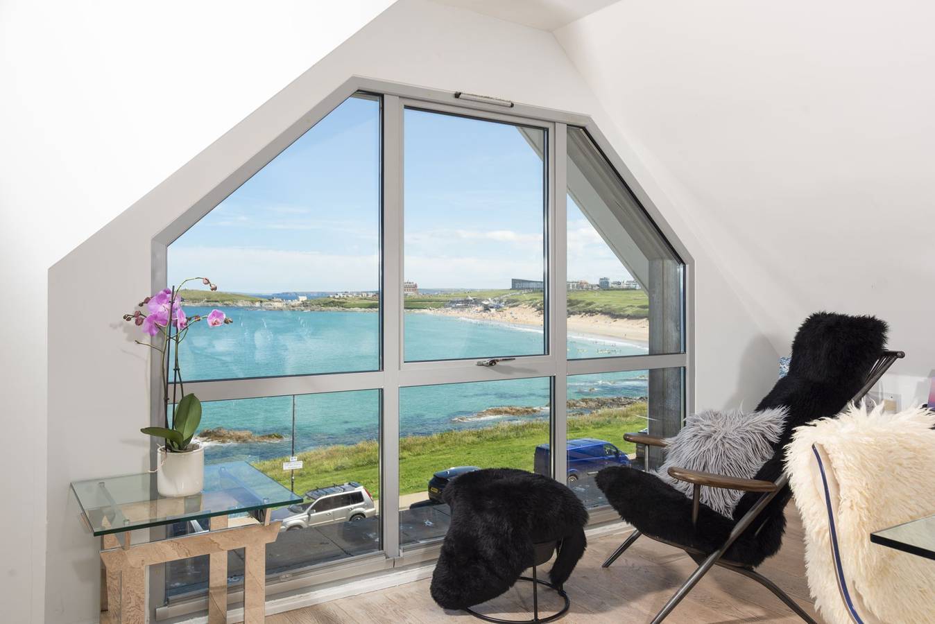 Entire holiday apartment, The Penthouse Fistral Beach in Newquay, Cornwall