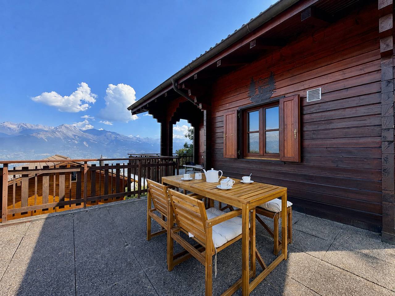 Chalet Sukoon Cosy & Mountain chalet 10 pers in Salins (Sion), Sion