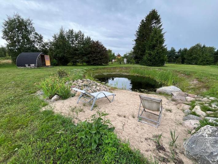 Bungalow für 2 Personen, mit Garten und Seeblick sowie Ausblick in Estland - 4